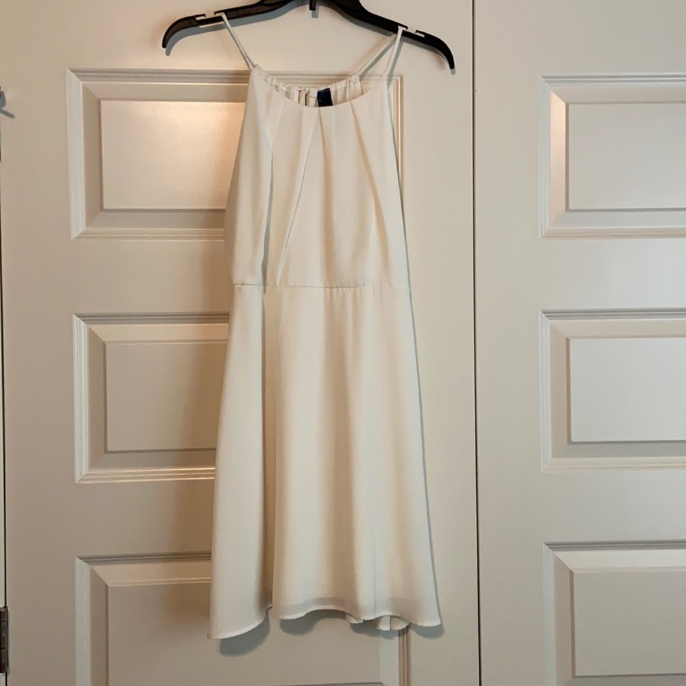 Juniors off white dress